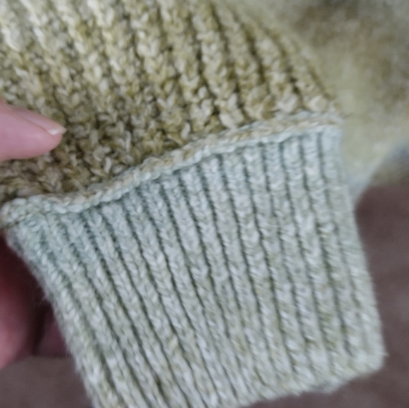 Women's Sweater By SO Good For Life 5 Layer Green Fall Fashion Wear Size Large - Picture 6 of 16